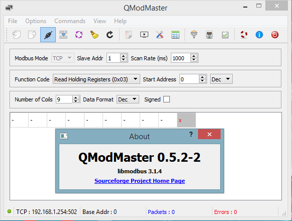 QModMaster - Testovací Prográmek Pro Modbus-RTU/TCP | Automatizace.HW.cz